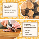 Teak Wood Cutting Board Extra Large 24 Inch Reversible Cutting Board with Handle by LJGDeals