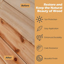 Wood Wax Oil for Outdoor and Indoor Furniture Teak Care Kit to Restore and Protect Wood by LJGDeals