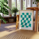 Teal Checkered