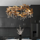 Teardrop Crystal Blade Chandelier