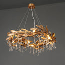 Teardrop Crystal Blade Chandelier