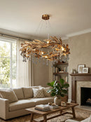 Teardrop Crystal Blade Chandelier
