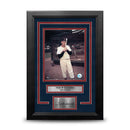 Ted Williams Batting Cage Boston Red Sox 8" x 10" Framed Baseball Photo with Engraved Autograph by Dynasty Sports & Framing