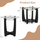 Tempered Glass Coffee Table Set of 3 for Living Room Bedroom by LJGDeals
