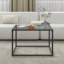 27.5 Inch Home Square Tea Table with Heavy-duty Metal Frame by LJGDeals