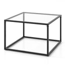 27.5 Inch Home Square Tea Table with Heavy-duty Metal Frame by LJGDeals