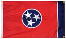 Tennessee Flag with Grommets Along the Edges for Wall Hanging by Flagman of America