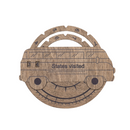 Travel Tracker 3D Wooden USA Map – Terra