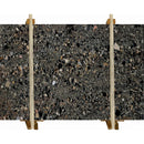 Terrazo Black Conglomerate Bookmatching Polished Marble Slab
