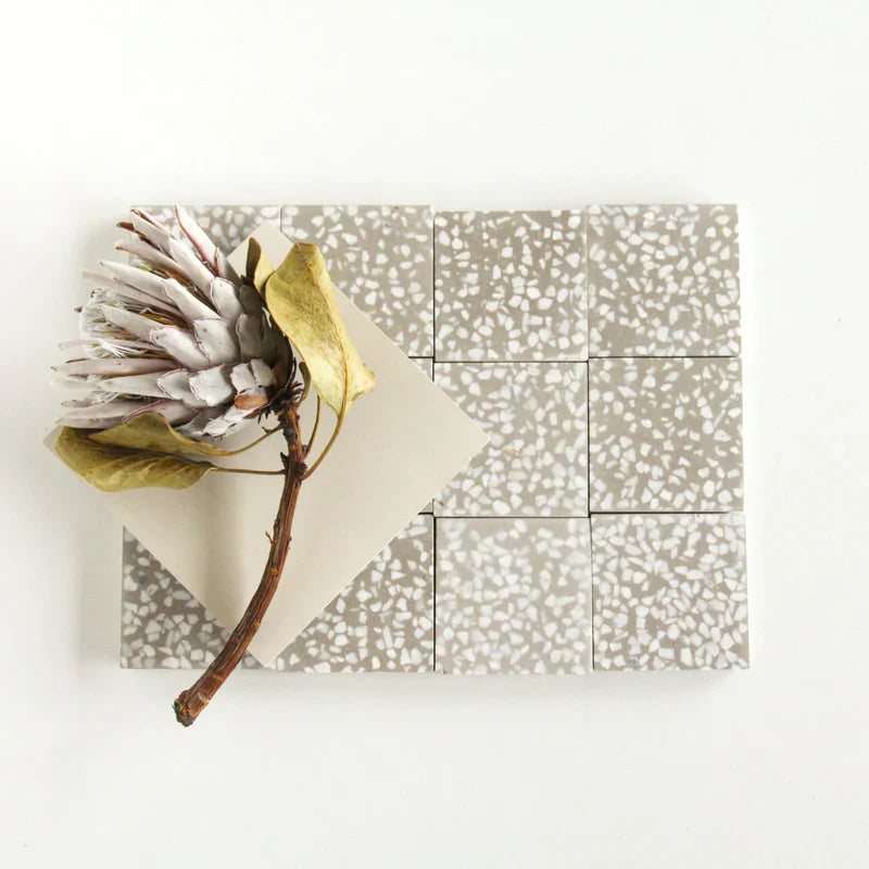 Cinnamon Terrazzo 4"x4" by Tilesofezra