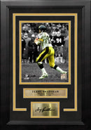 Terry Bradshaw Pittsburgh Steelers 8" x 10" Spotlight Football Photo with Engraved Autograph by Dynasty Sports & Framing