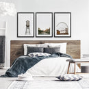 Texas Travel Set of 3 Prints. Water Tower, Ferris Wheel, Road by Wall Art Set