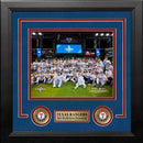 Texas Rangers 2023 World Series Celebration 8" x 10" Framed Baseball Photo by Dynasty Sports & Framing