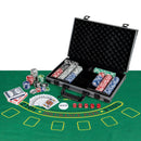 Texas Holdem Poker Chip Set Casino Poker Chips with 400 Pieces Chips-Black by LJGDeals