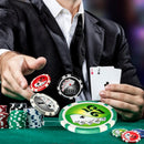 Texas Holdem Poker Chip Set with 300 Pieces Chips-Black by LJGDeals