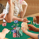 Texas Holdem Poker Chip Set with 300 Pieces Chips-Black by LJGDeals
