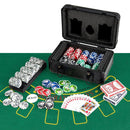 Texas Holdem Poker Chip Set with 300 Pieces Chips-Black by LJGDeals