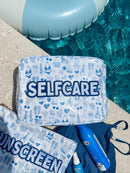 Self Care - Blue Americana Clear Coat XL Bag