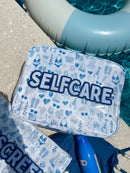 Self Care - Blue Americana Clear Coat XL Bag