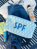 SPF - Blue Palms Large Bag