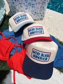 God Bless America - Vintage Trucker Hat