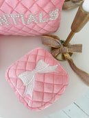 Bow Mini - Pink Velvet