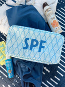 SPF - Blue Palms Large Bag