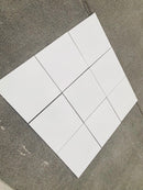 Thassos White Marble 5" x 5" Hexagon Honed Tile
