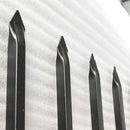 10x7 ft Steel Fence with 3 Rails, 30 Panels