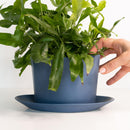Geometric Oval Handmade Porcelain Planter