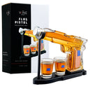 Gifts for Men Dad, Father Whiskey Decanter Set - 8 Oz with Two 2 Oz Glasses