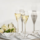 100 Carat Diamond Champagne Flutes Crystal Shaped Inside Wedding Toast Glass Set Of 2 7 Oz Cocktail by The Wine Savant