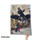 "The Plague" by Arnold Böcklin Matte Poster