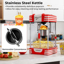 Theater Style Countertop Popcorn Maker with Stainless Steel Kettle-Red by LJGDeals