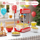 Theater Style Countertop Popcorn Maker with Stainless Steel Kettle-Red by LJGDeals