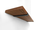 Thick Mahogany Board only (for Cascade Iron J Brackets) | Brackets fulfilled by Cascade Iron