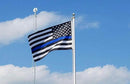Printed Thin Blue Line American Flag *Made in USA* by Flagman of America