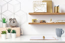 Thin Oak Floating Shelf in 6" to 36" lengths by NookWoodworking