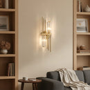 Three Crystal Wall Lamps