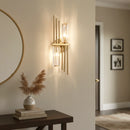 Three Crystal Wall Lamps