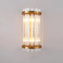 Three Sided Crystal Rod Wall Lamp