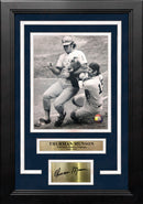 Thurman Munson Home Plate Collision NY Yankees 8x10 Framed Baseball Photo with Engraved Autograph by Dynasty Sports & Framing