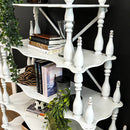 HUGE Antique Inspired French Cottage Etagere by Decor Steals