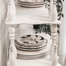 HUGE Antique Inspired French Cottage Etagere by Decor Steals