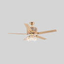 Tiffany Laure Crystal Ceiling Fan Light