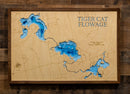 Tiger Cat Flowage (Upper and Lower Twin Lakes, Sawyer County)