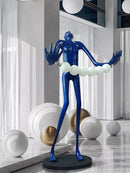 Tilt Head Human Sculpture Floor Lamp