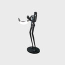 Tilt Head Human Sculpture Floor Lamp