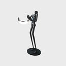 Tilt Head Human Sculpture Floor Lamp