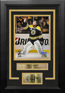 Tim Thomas 2011 Stanley Cup Finals Boston Bruins 8" x 10" Framed Hockey Photo with Engraved Autograph by Dynasty Sports & Framing